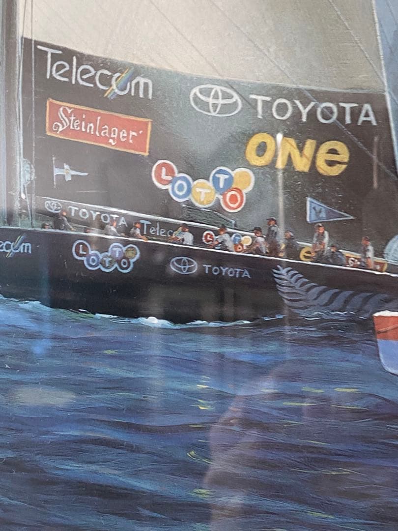 ルナ・ロッサプラダアメリカズカップAmerica's Cup絵画写実ヨットレース