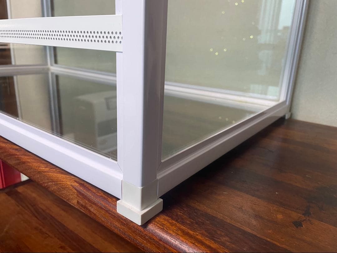 爬虫類　ケージ 90 45 ガラス・金属製　メッシュフタ付き