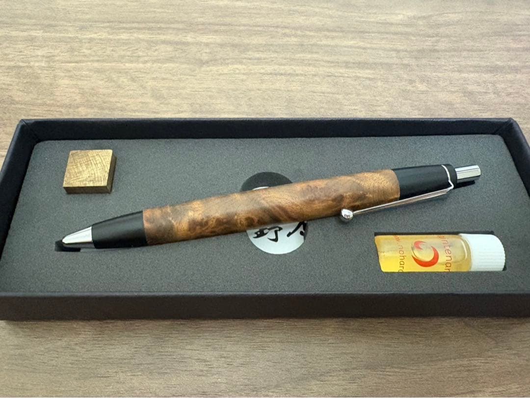 野原工芸　マーブルウッド　ボールペン　スタンダード