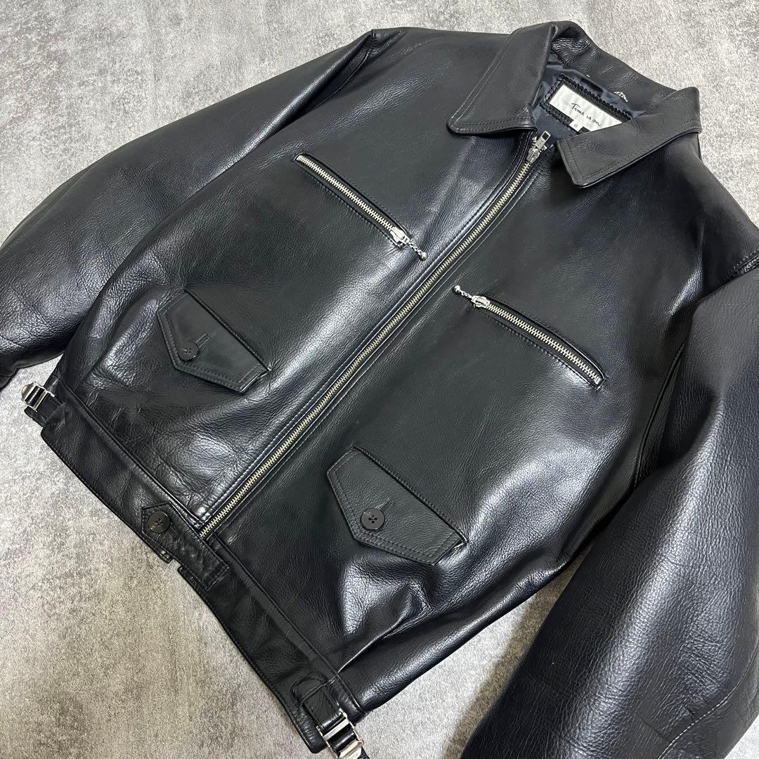 time is on タイムイズオン LEATHER レザー ジャケット