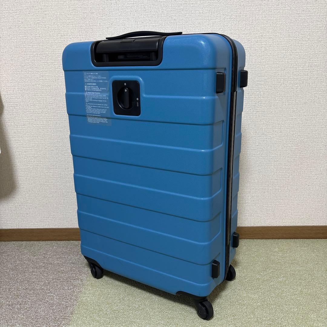 値下げ可　無印良品　限定色ブルースーツケース
