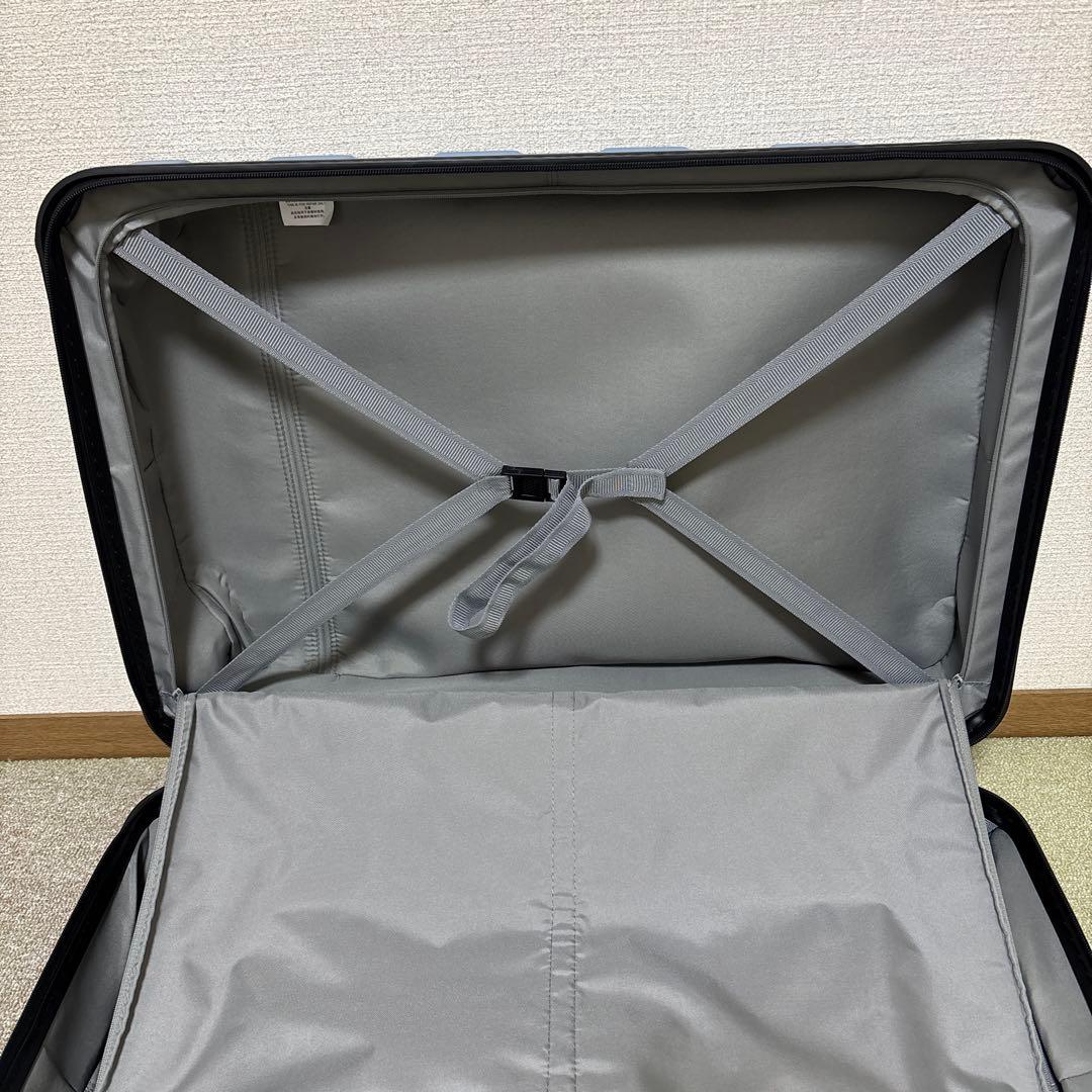 値下げ可　無印良品　限定色ブルースーツケース