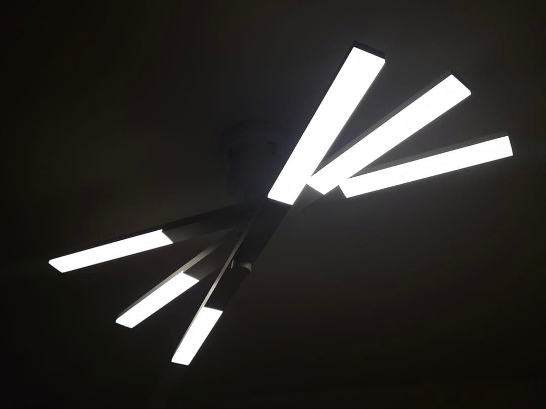 シーリングライト LED 調光調色 リモコン付 6灯