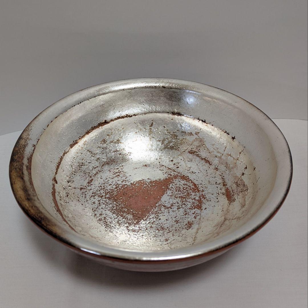 嶋台茶碗　佐々木松楽作　縁起物 金銀一双　祝事用　茶道具