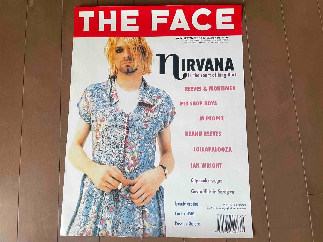 NIRVANA 　ポスター　カートコバーン David Sims　ヴィンテージ
