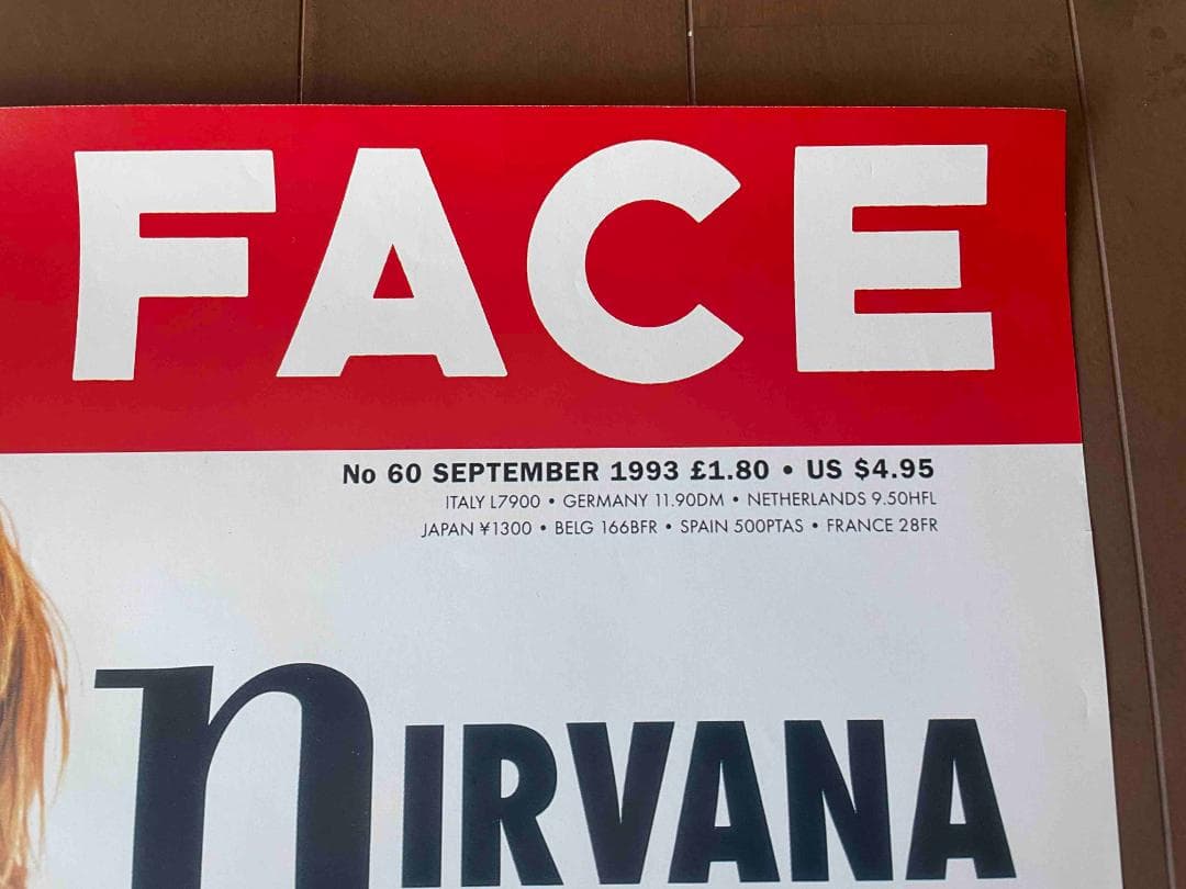 NIRVANA 　ポスター　カートコバーン David Sims　ヴィンテージ