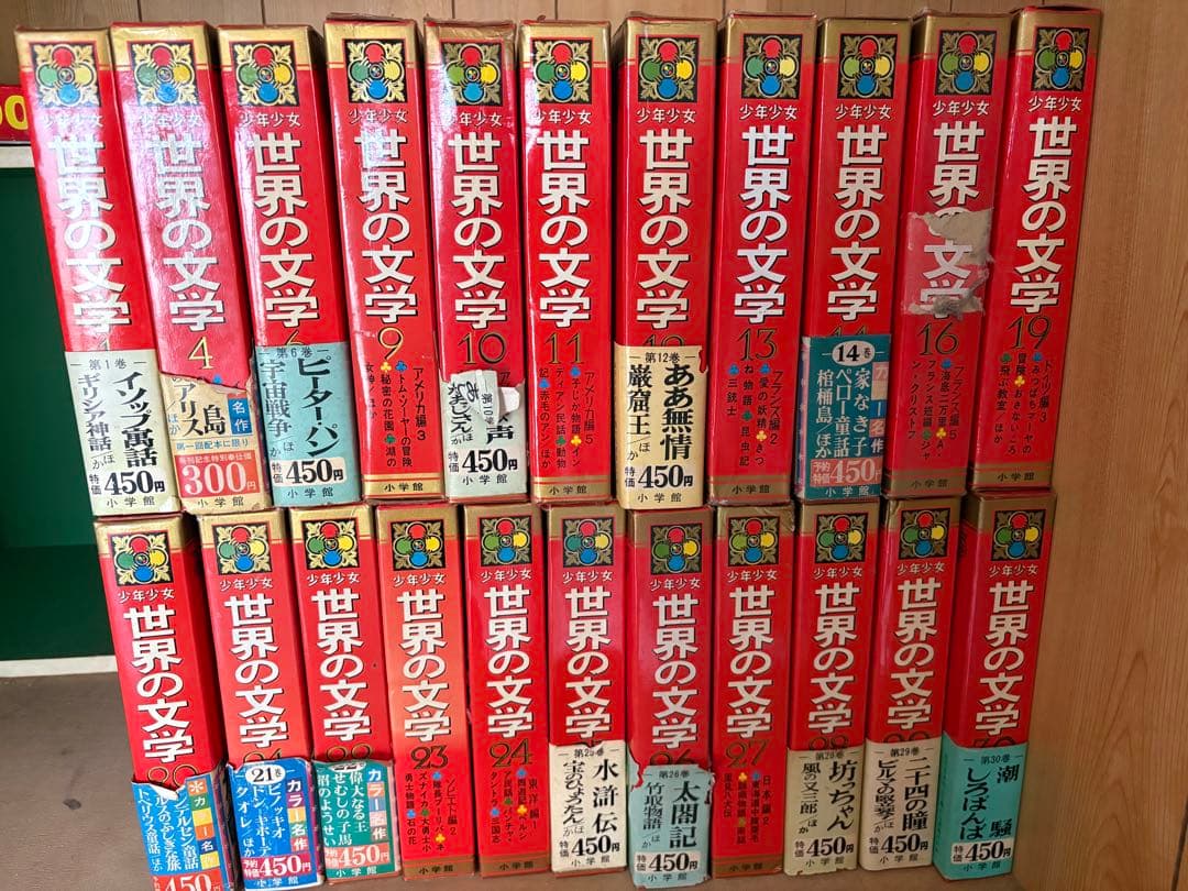 ラ*ン様 ☆小学館・カラー版 名作全集 『少年少女 世界の文学』22冊セット