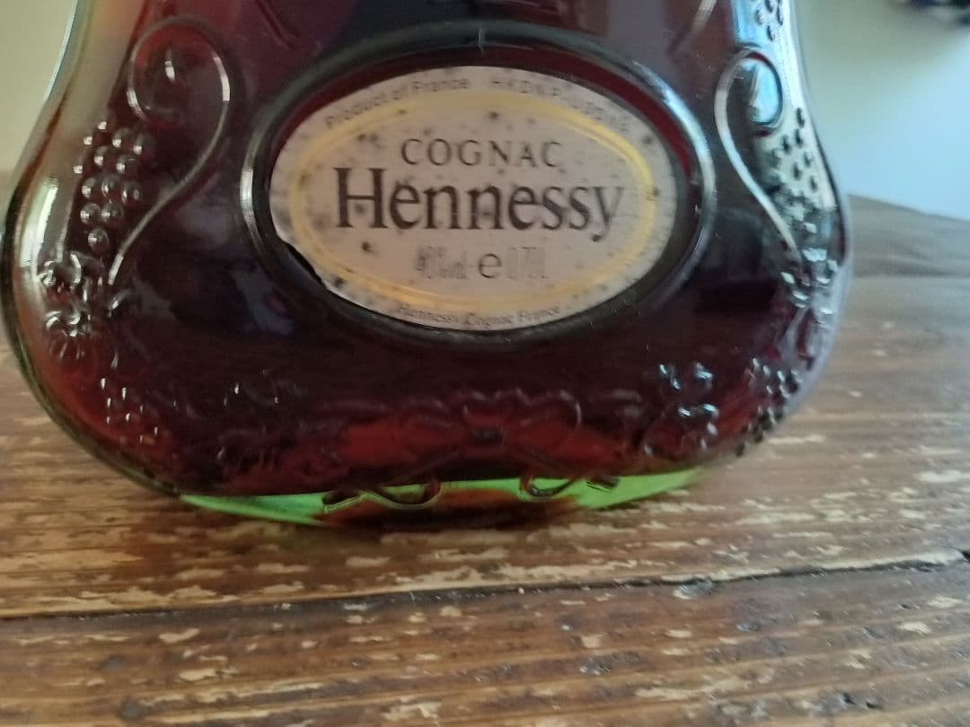 Hennessy XO コニャック 金キャップグリ―ンボトル