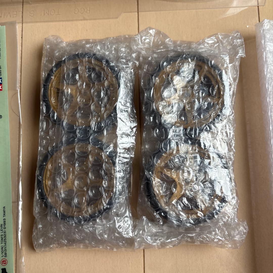 タミヤ　ラジコン　トムスレビン　スペアボディ　ホイールセット　ビンテージ