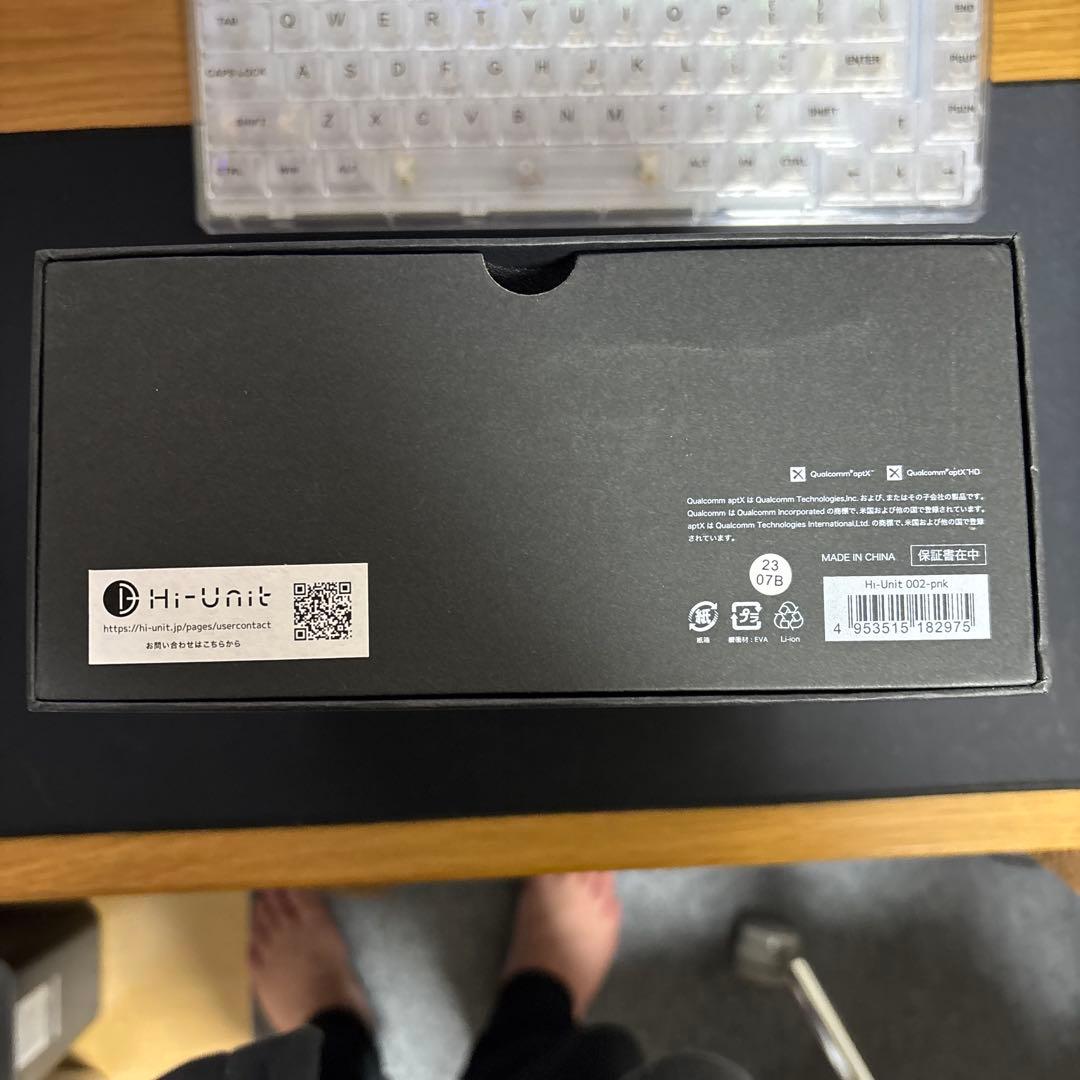 HI-Unit 002-pnk ワイヤレスヘッドホン