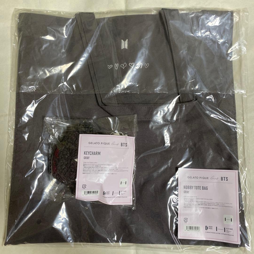 BTS ジェラートピケ トートバッグ ハートチャーム GELATO PIQUE