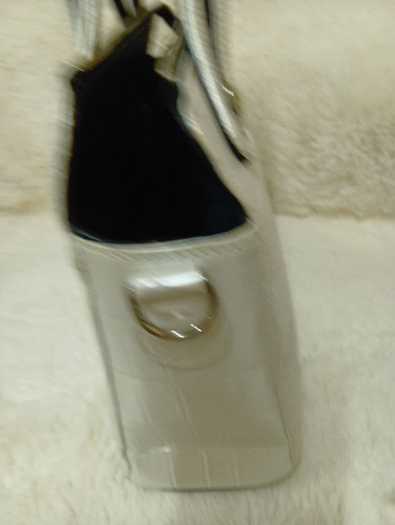 JRA ホワイト クロコダイル ハンドバッグ