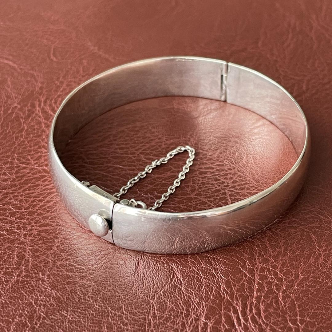 ヴィンテージ バングル メキシコ製 シルバー925 ブレスレット メンズ 希少