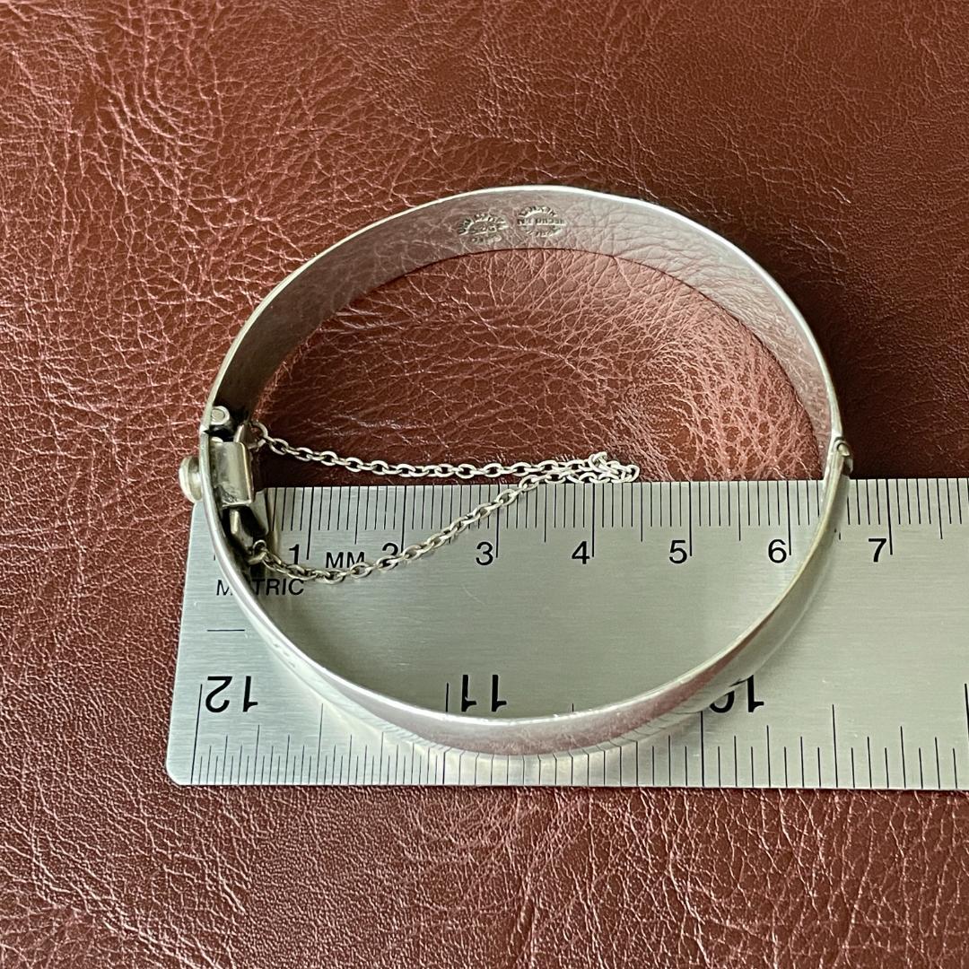 ヴィンテージ バングル メキシコ製 シルバー925 ブレスレット メンズ 希少