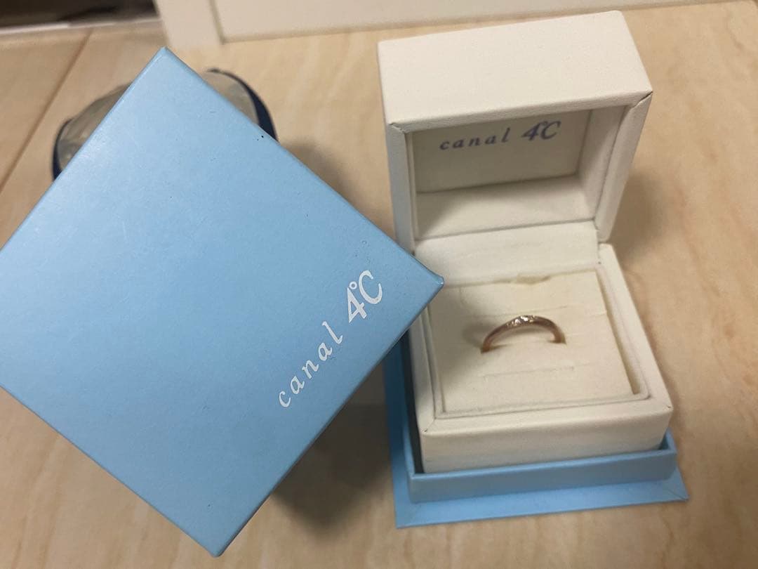 カナルヨンドシー8号ピンクゴールドリング