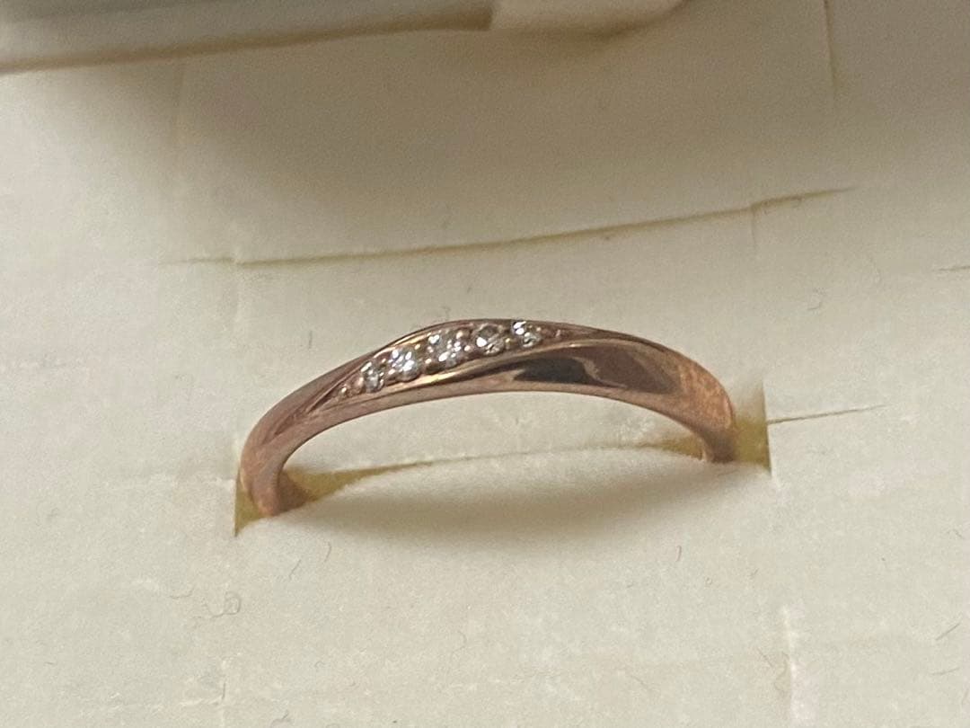 カナルヨンドシー8号ピンクゴールドリング