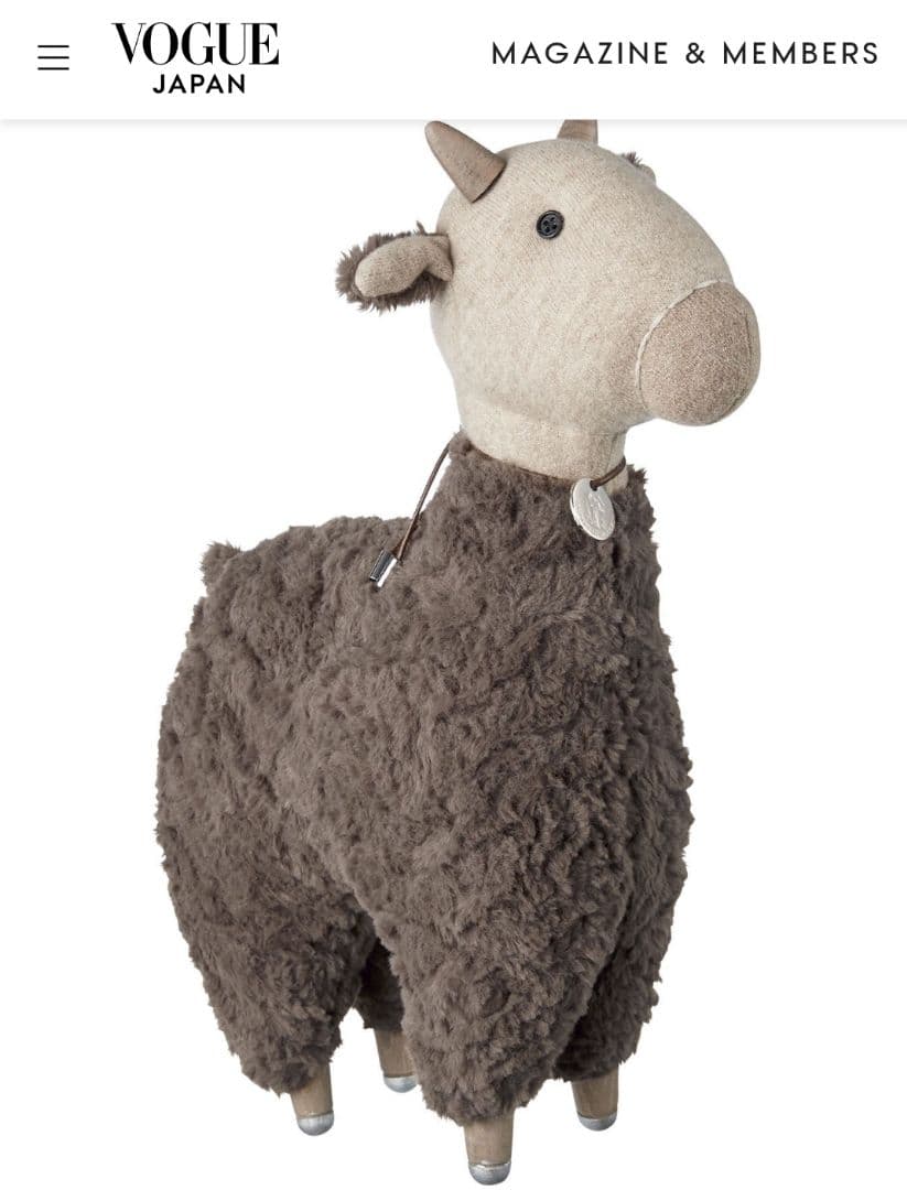 ブルネロクチネリ　非売品　ヤギ　ぬいぐるみ　カシミヤ　モヘア　希少　超レア　美品