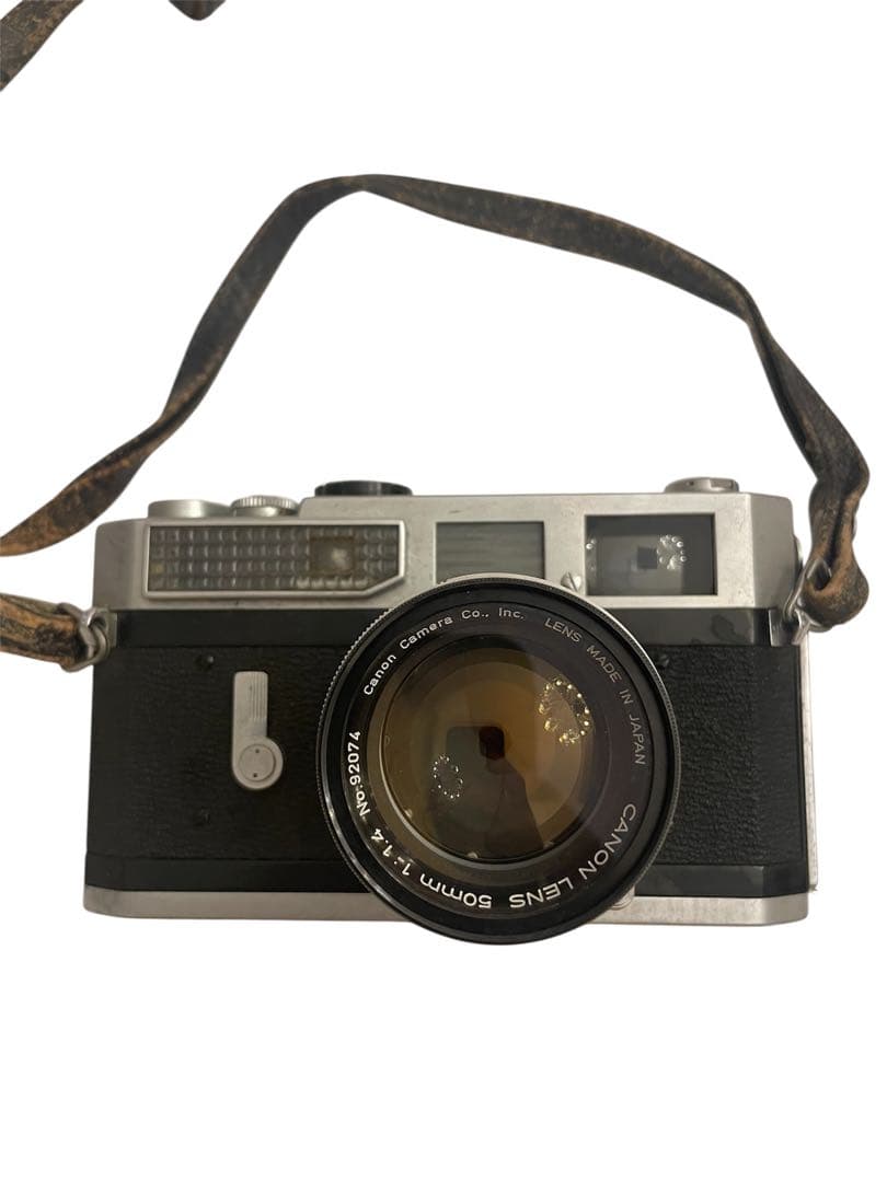 ❷Canon7 キャノン　レンズ付き 一眼レフ　フィルムカメラ