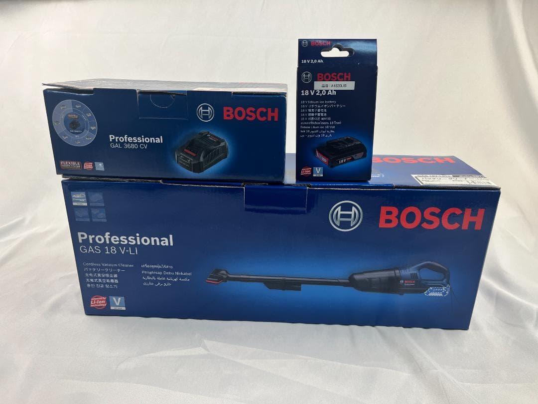 BOSCH GAS18V-LIH クリーナ&バッテリー&充電器3点セット/新品