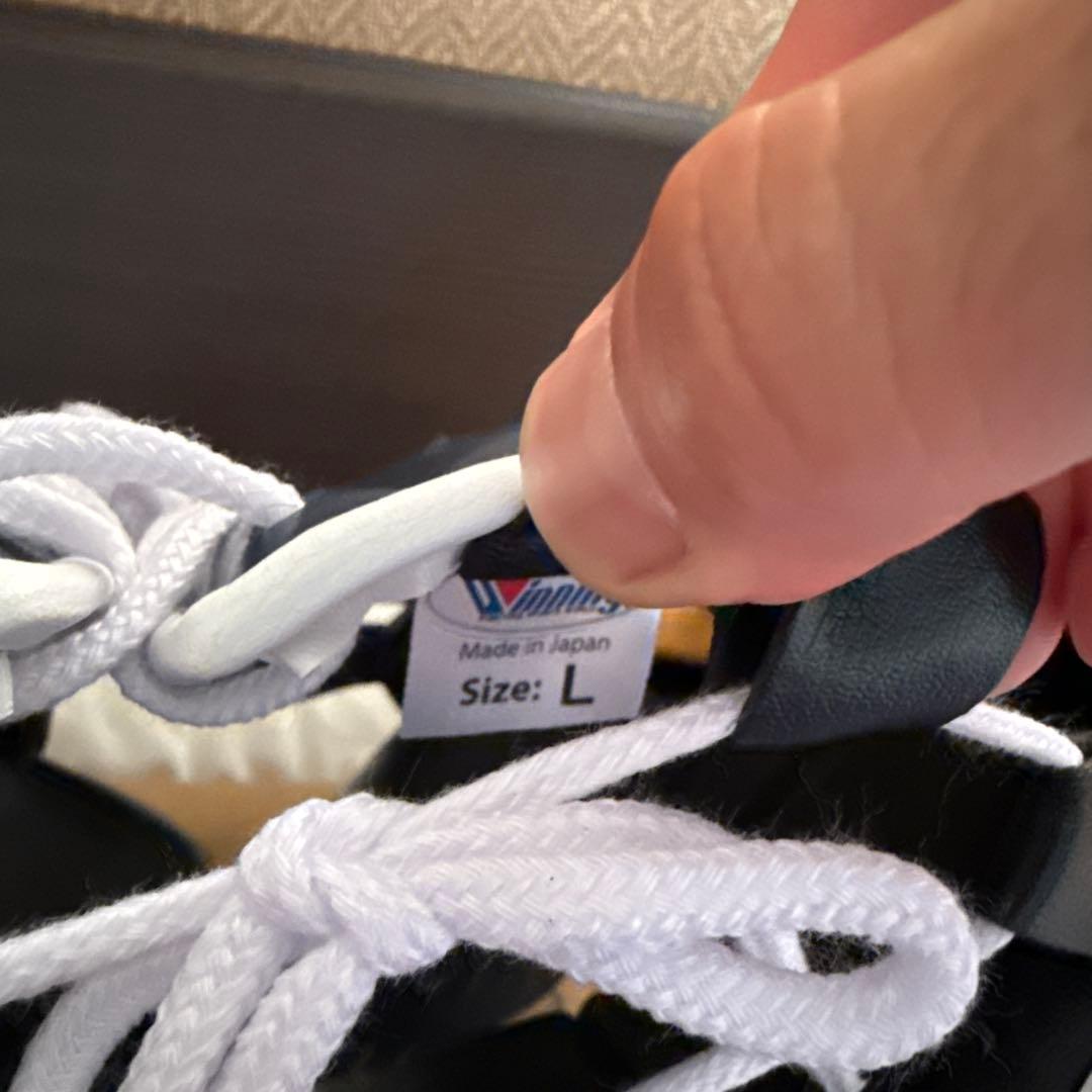 ウイニング winning ヘッドギア　ネイビー／金