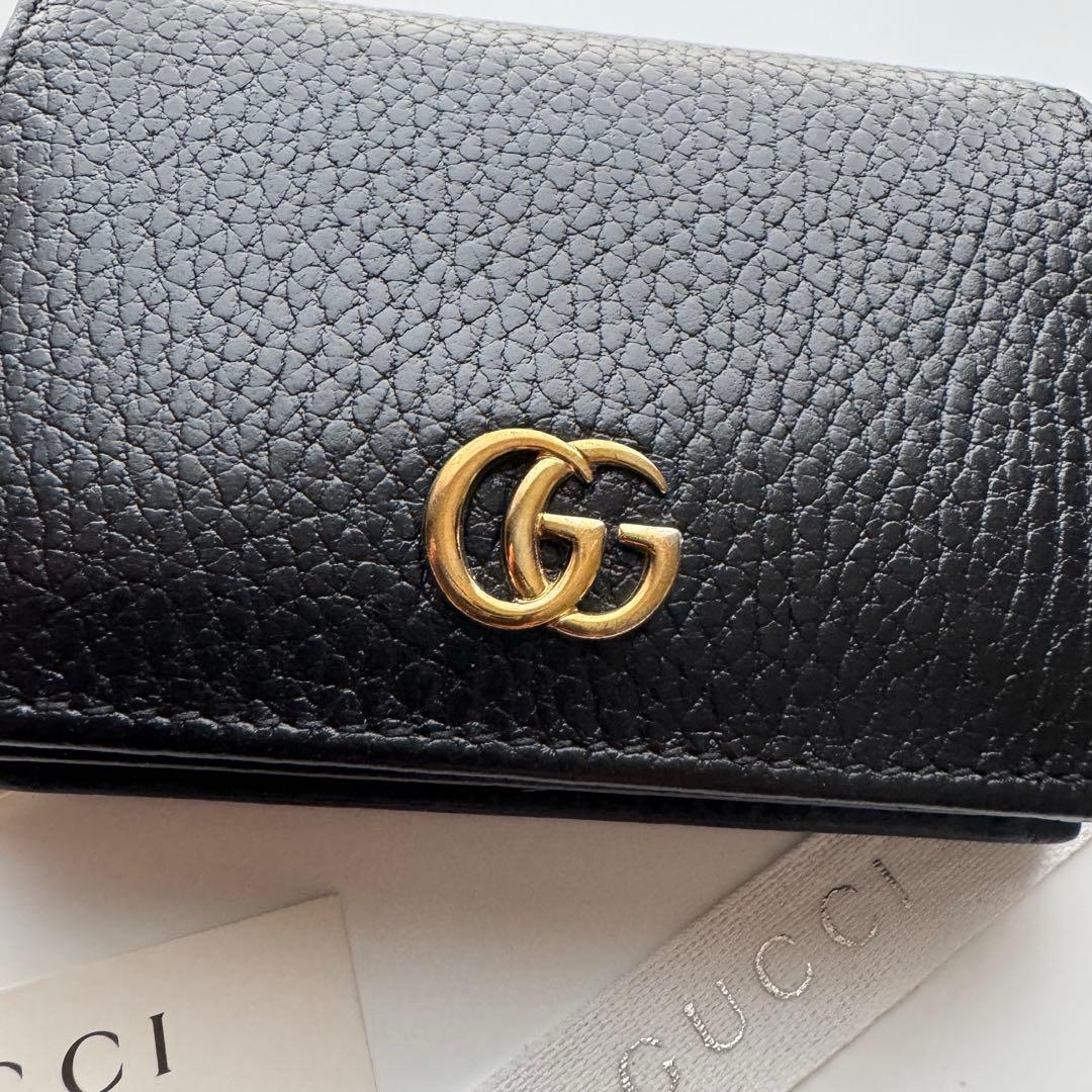 【極上美品】 238 GUCCI グッチ 2つ折り 財布 コンパクト