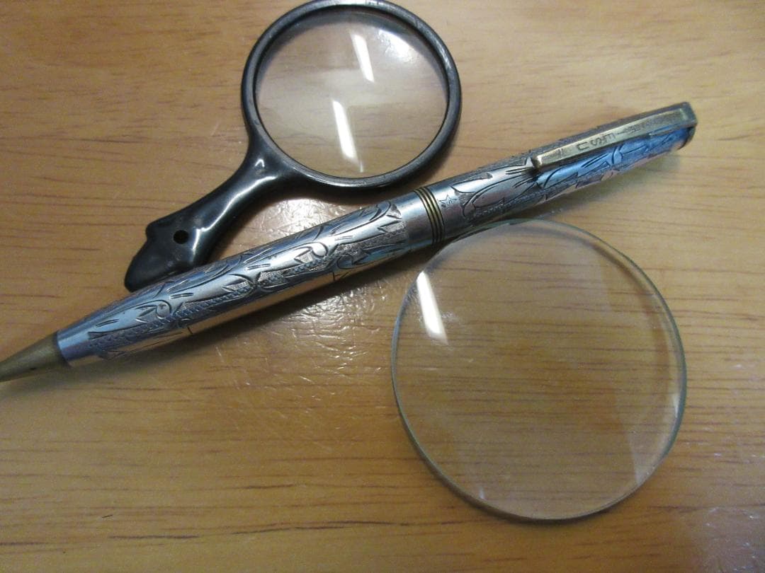 [山崎商店] ホシエス 唐草 銀軸 二色 シャープペンシル 1.1mm