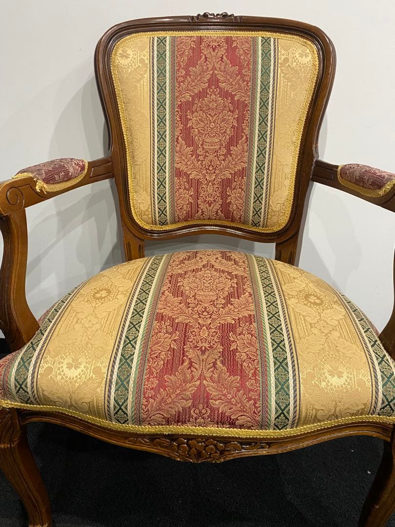 アンティーク　猫足　チェア　アームチェア　ヴィンテージ イタリア