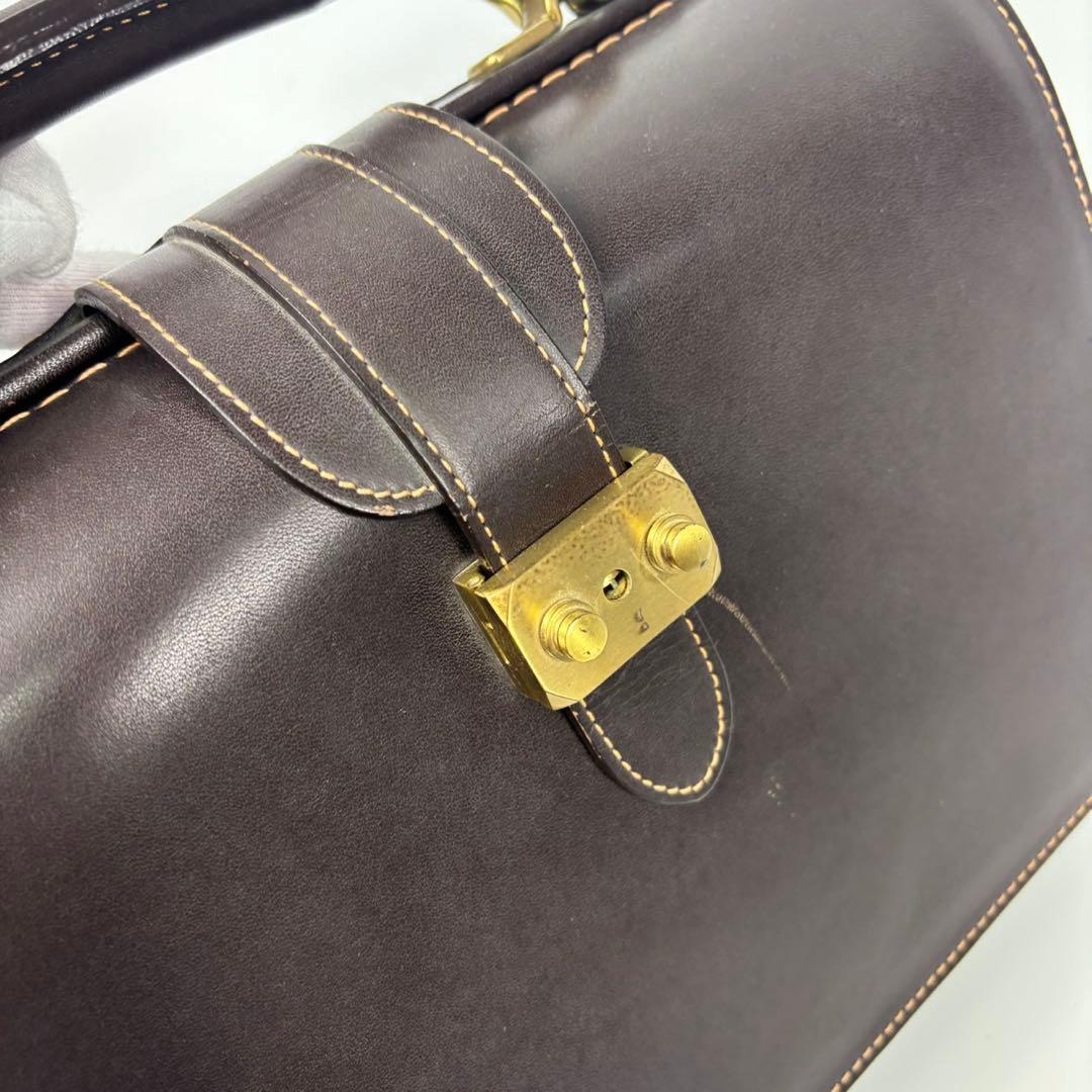 【廃盤】土屋鞄 ダレスバッグ ブライドルレザー ビジネスバッグ　ブラウン　ミニ