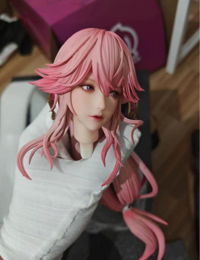 原神  八重神子 Honey peach水着版フィギュアガレージキットスタチュー