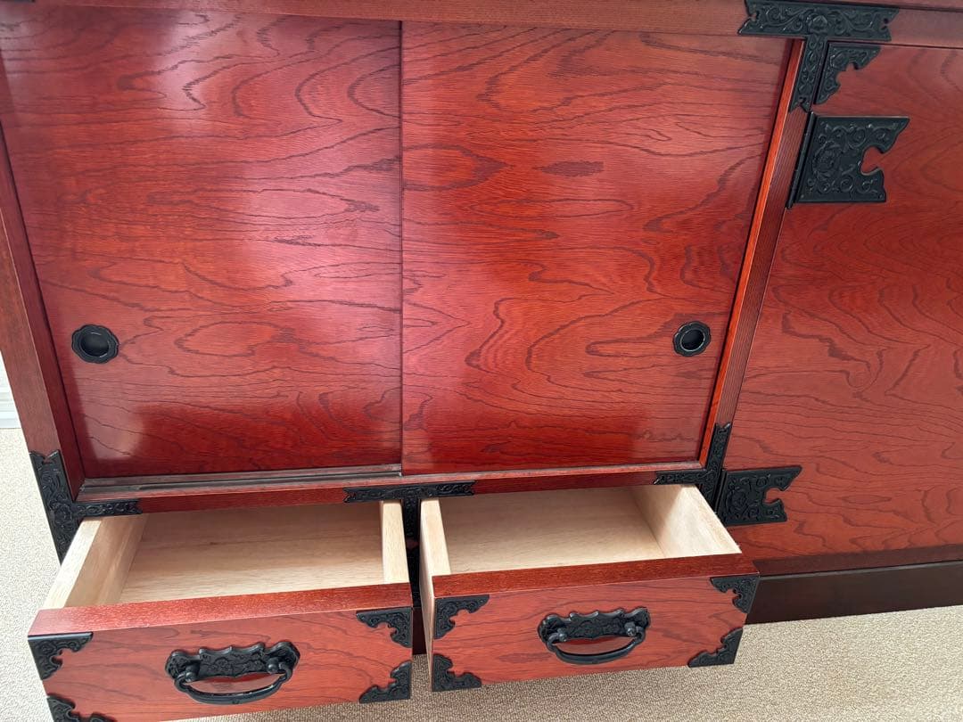 【送料18,500円込】★リペア済古家具★ 176cm奥行 52cm高さ74cm