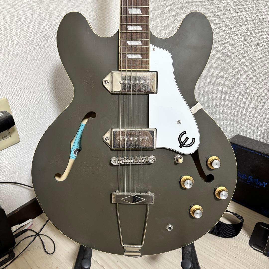 ギター Epiphone Casino Worn Olive Drab