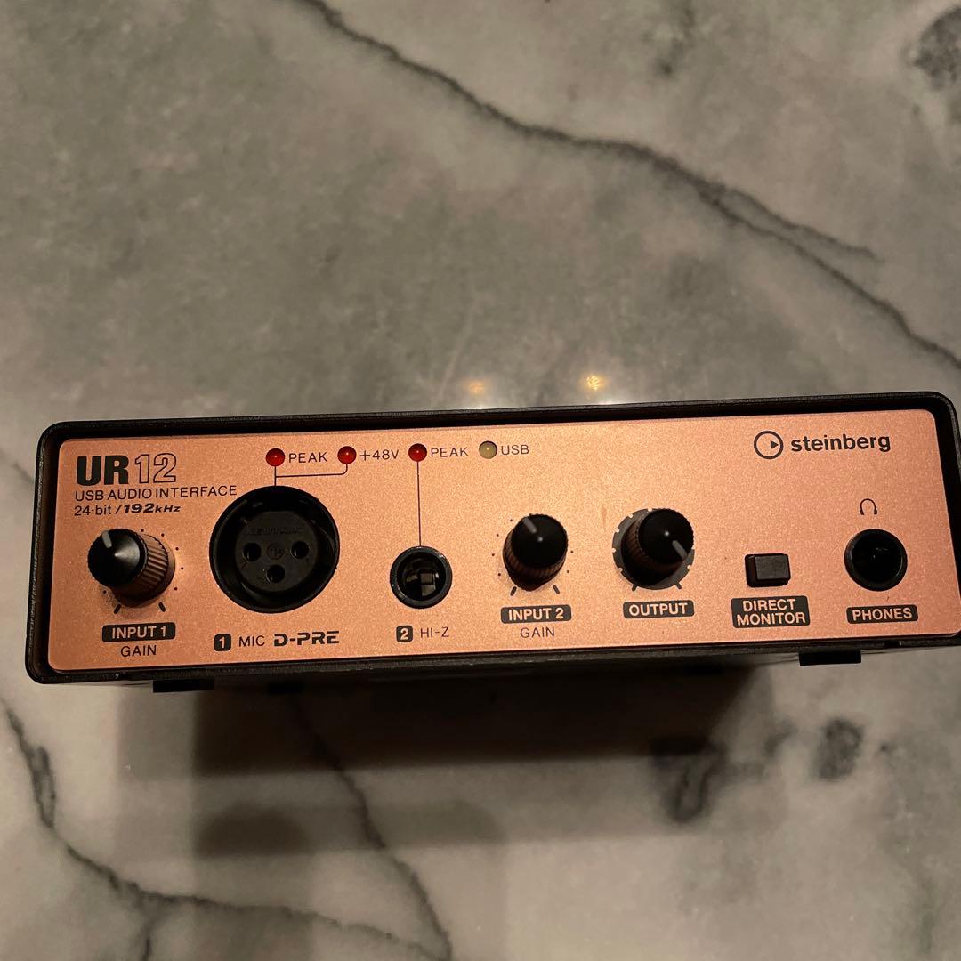 Steinberg UR12 コッパー　SONY MDR 900ST モニター
