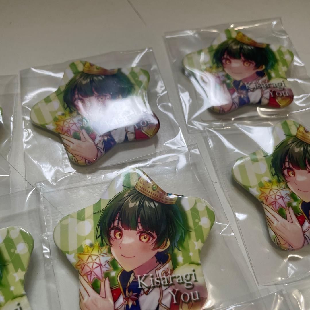 お値下げa13. すたぽら　如月ゆう　生誕記念　星型缶バッジ