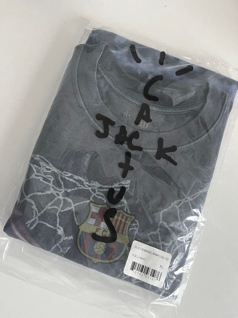 正規品トラヴィス・スコット x FCバルセロナ XL Travis Scott