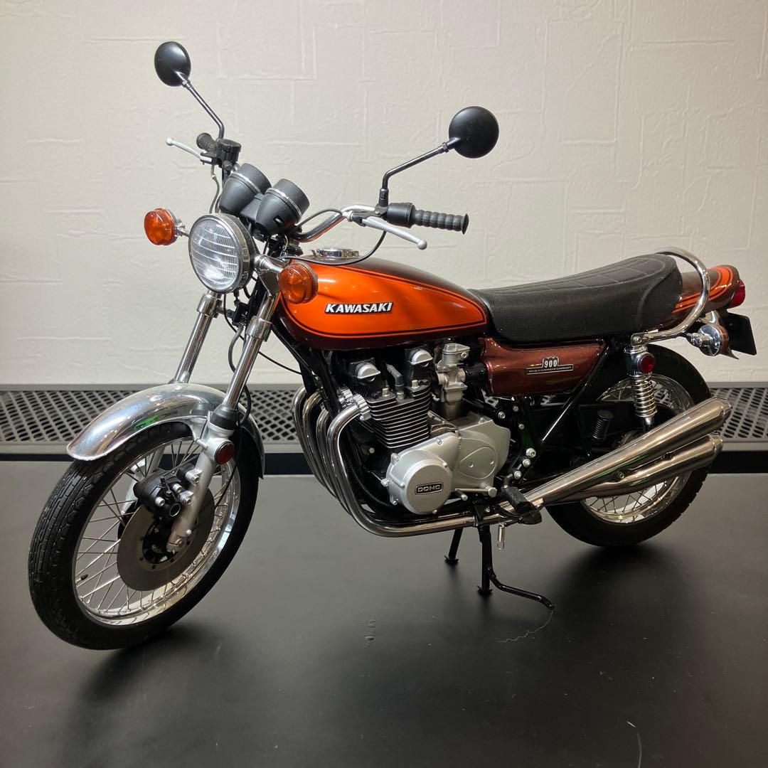 ミニチャンプ カワサキ Z1 火の玉 1/6 激レア ダイキャストバイク 旧車