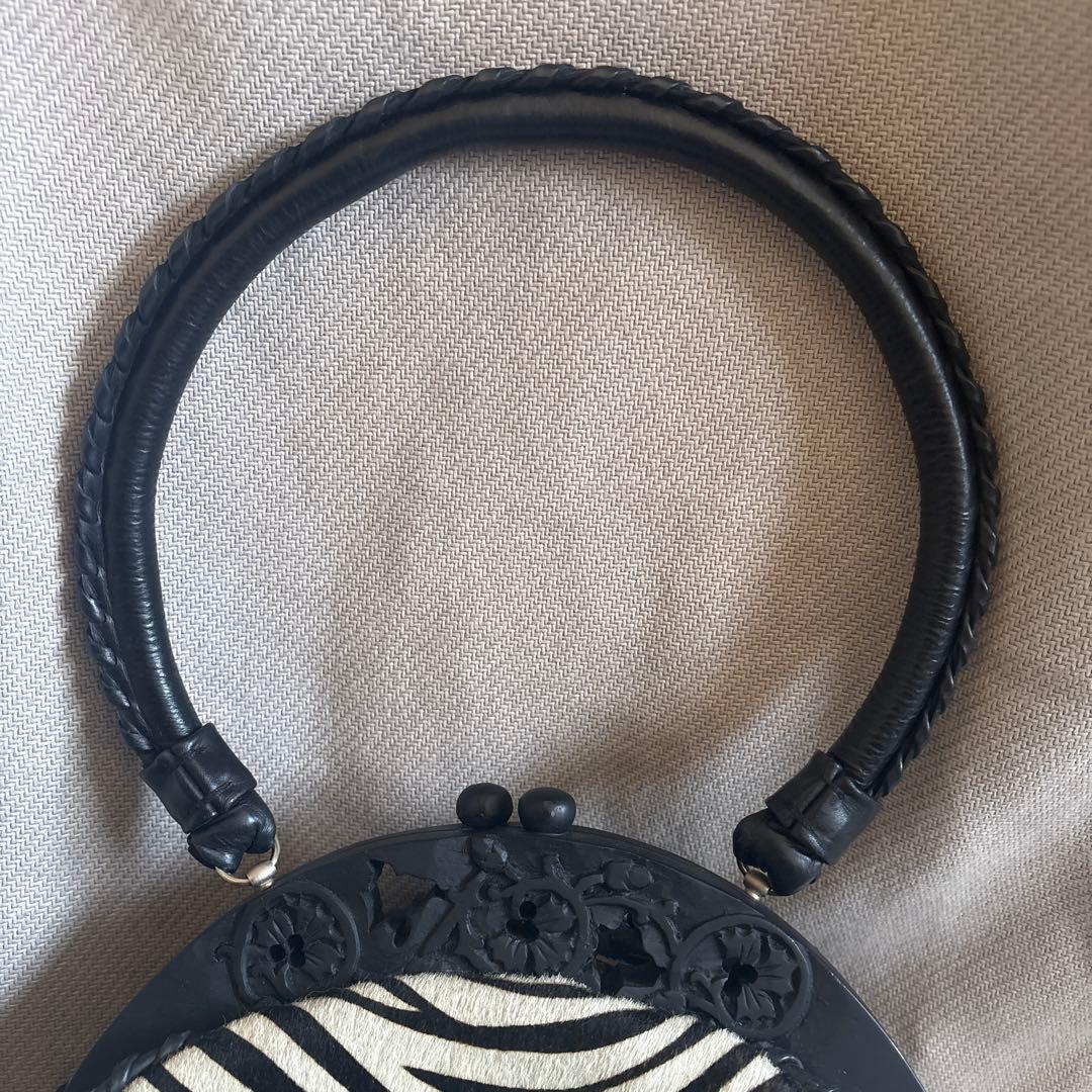 Noel アンソニールチアーノ ハラコ ハンドバッグ