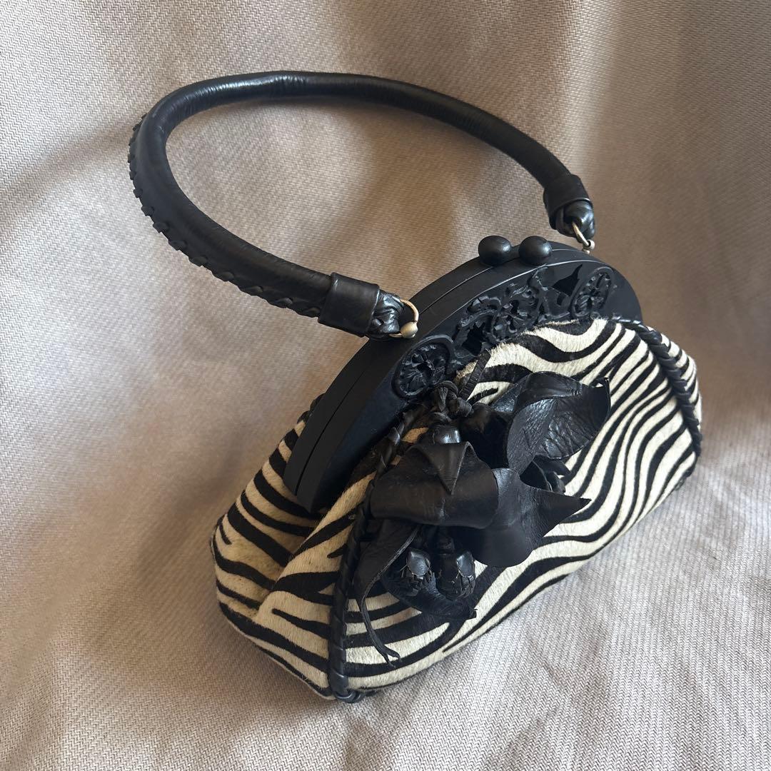 Noel アンソニールチアーノ ハラコ ハンドバッグ