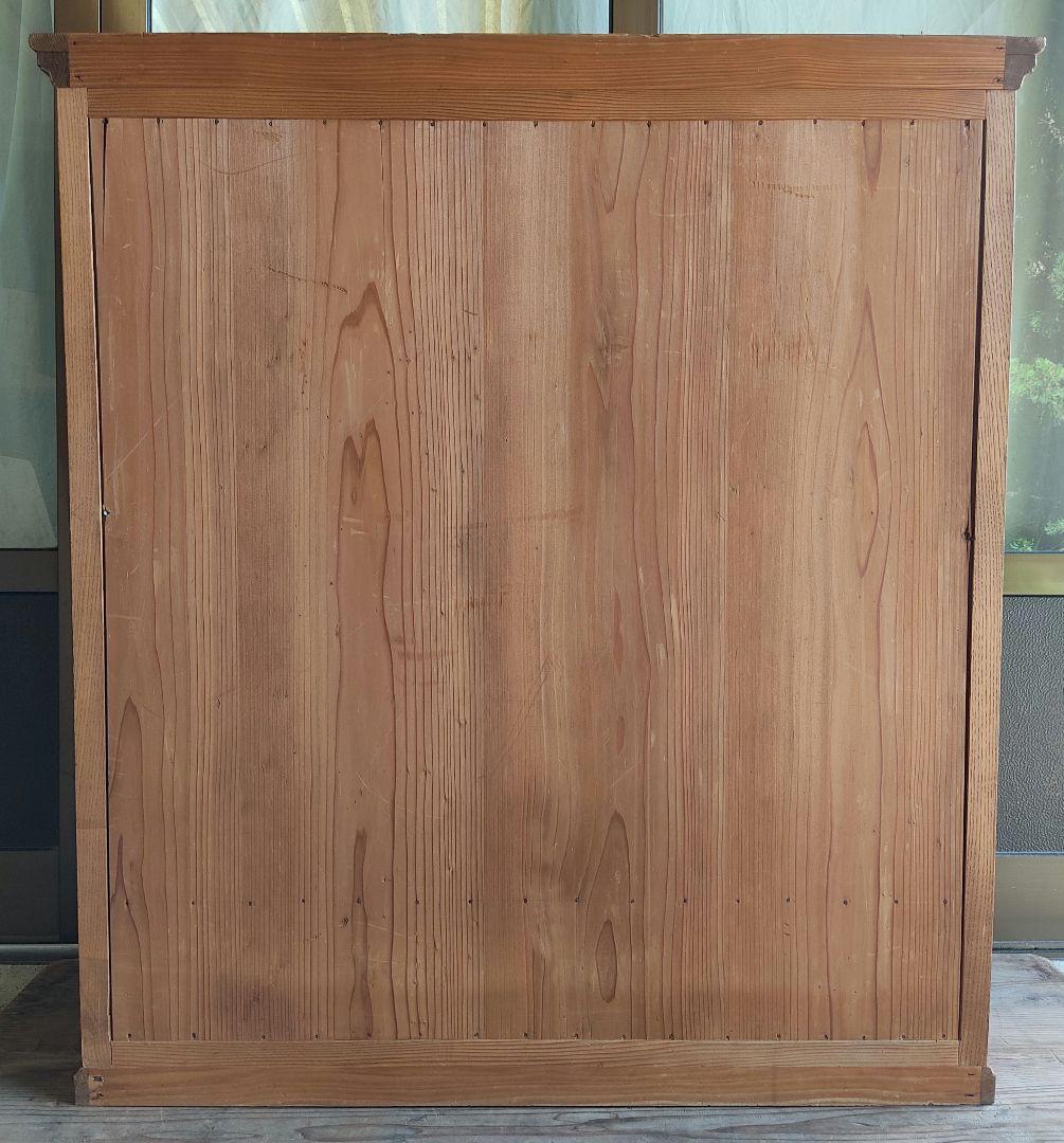 【状態良】書棚 本棚 食器棚 レトロ アンティーク 陳列棚 店舗 什器 骨董