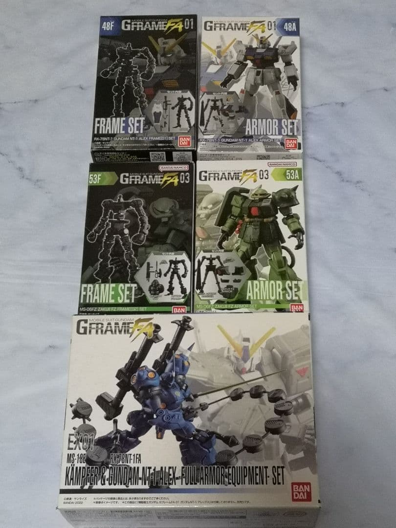 ガンダム　ガンプラ　Gフレーム　ポケットの中の戦争　セット