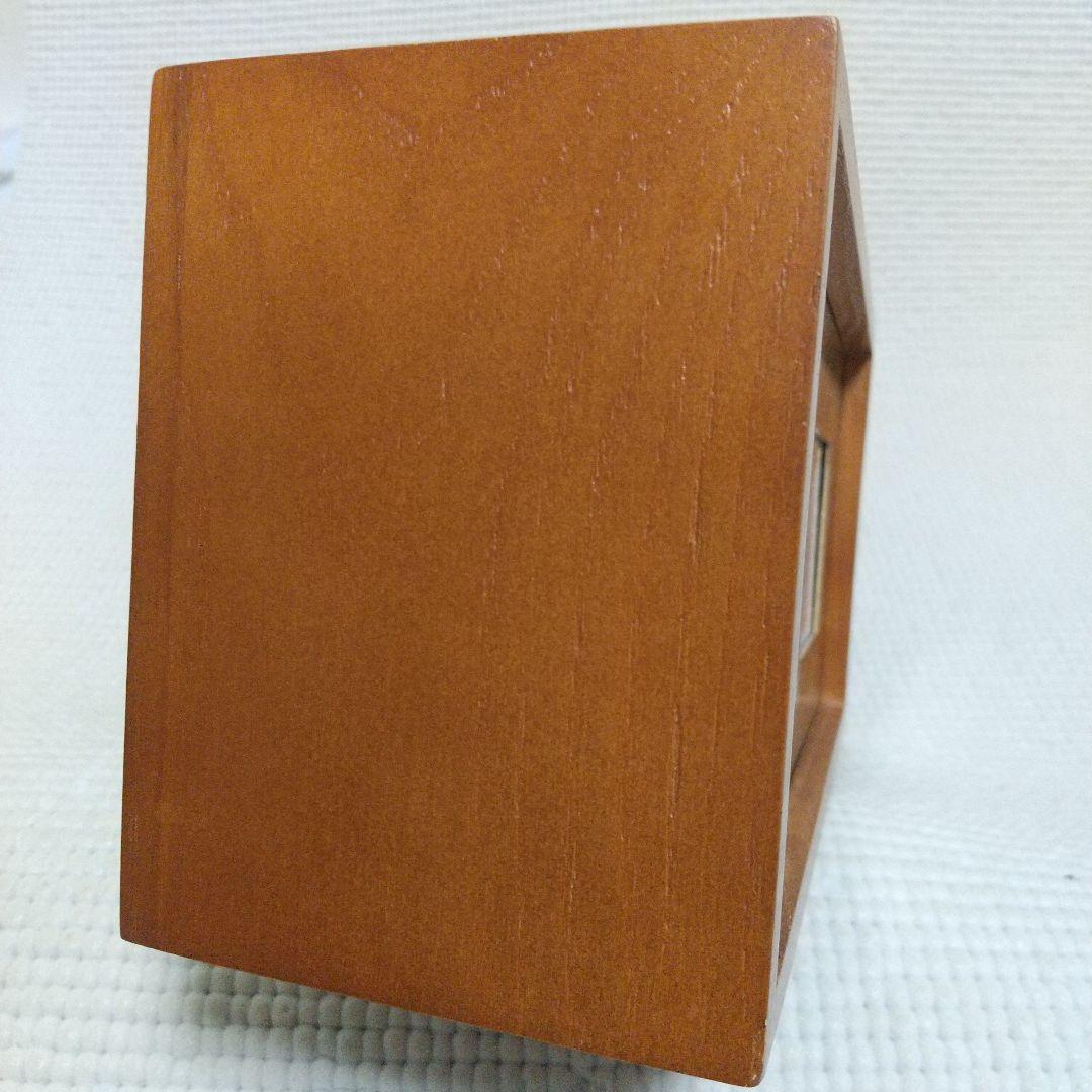 高級パタパタ時計 HERMOSA ピボットクロック 木製フレーム