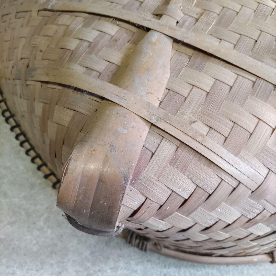 昭和レトロ　民具　箕　竹製　農具　アンティーク　貴重品