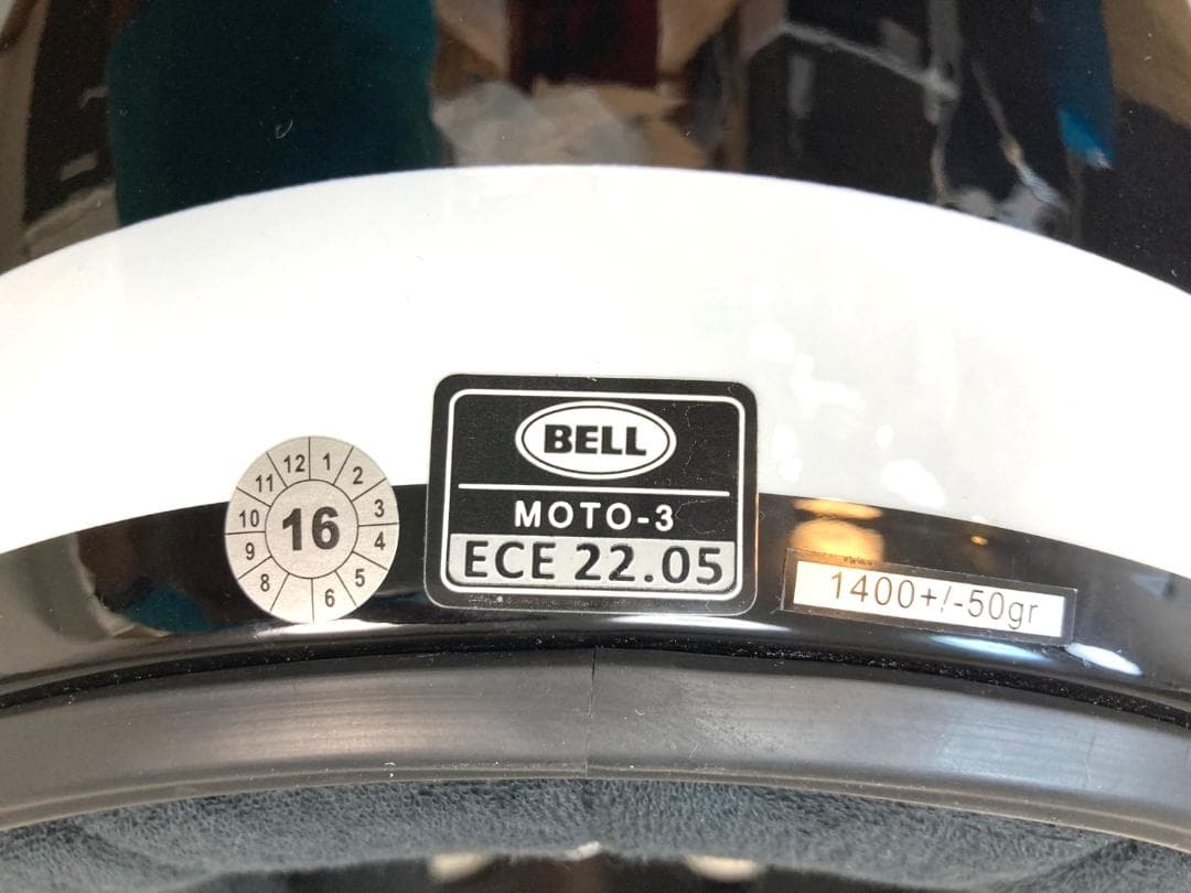 未使用 BELL ヘルメット MOTO-3 BLACK CLASSIC XXL