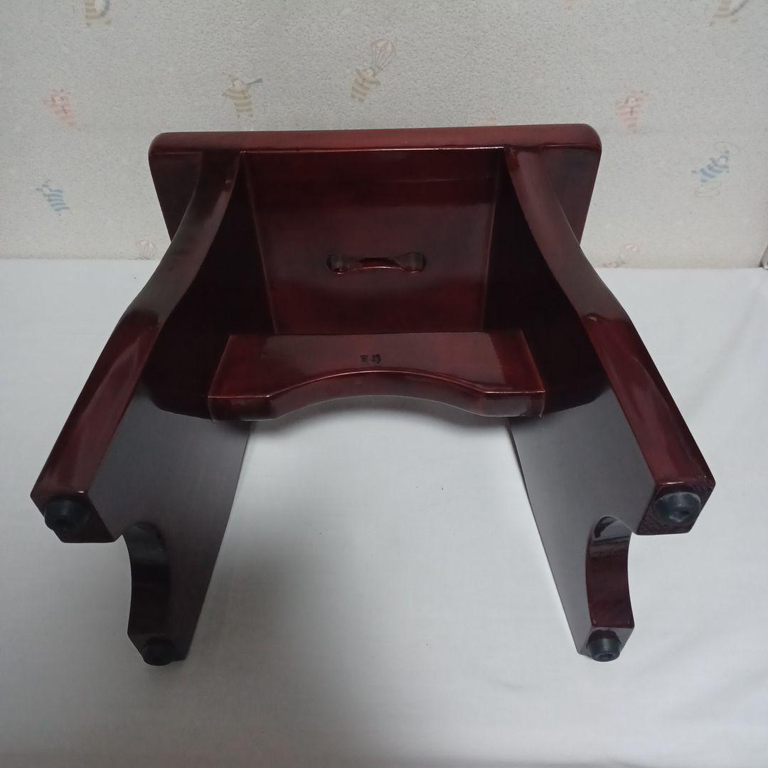 大館秋田天然杉 漆塗風呂用椅子 大