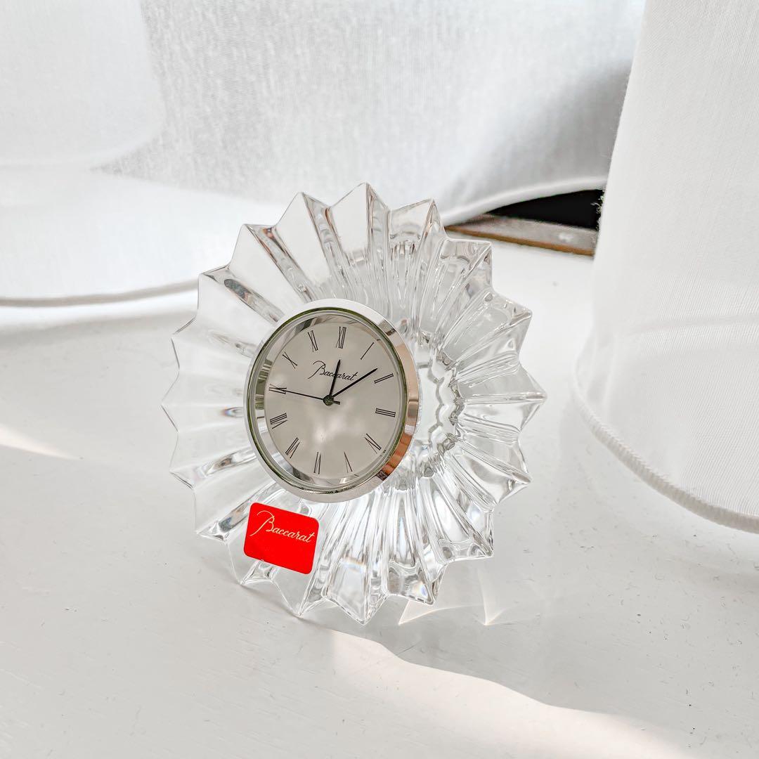 Baccarat (バカラ) ミルニュイ 置き時計 専用箱付き