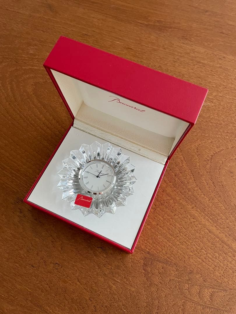 Baccarat (バカラ) ミルニュイ 置き時計 専用箱付き