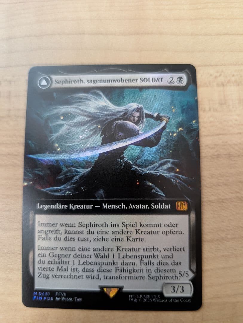 【セール】【ドイツ語】【威名のソルジャー、セフィロス】【拡張foil】
