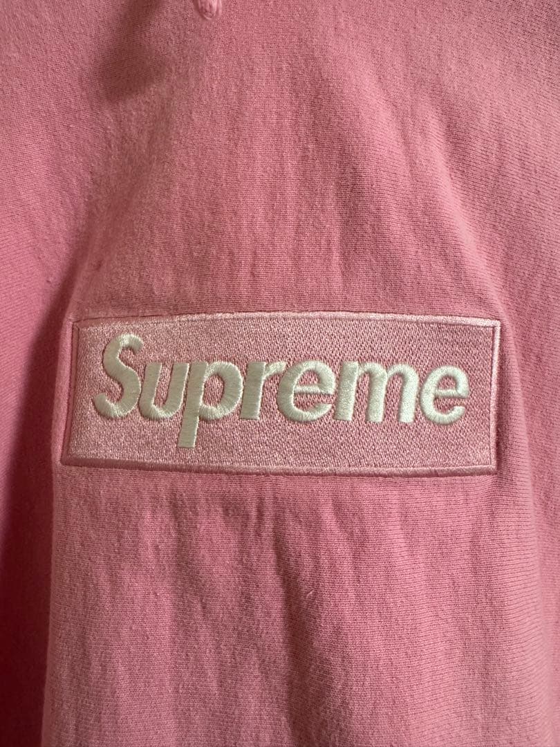 ニ*ク様 Supreme Box Logo Pink パーカー ピンク シュプリ