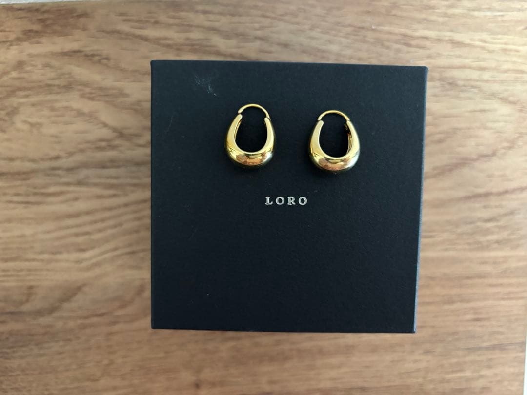 【定価¥30,000-】LORO ゴールドピアス P pierce 02箱付き