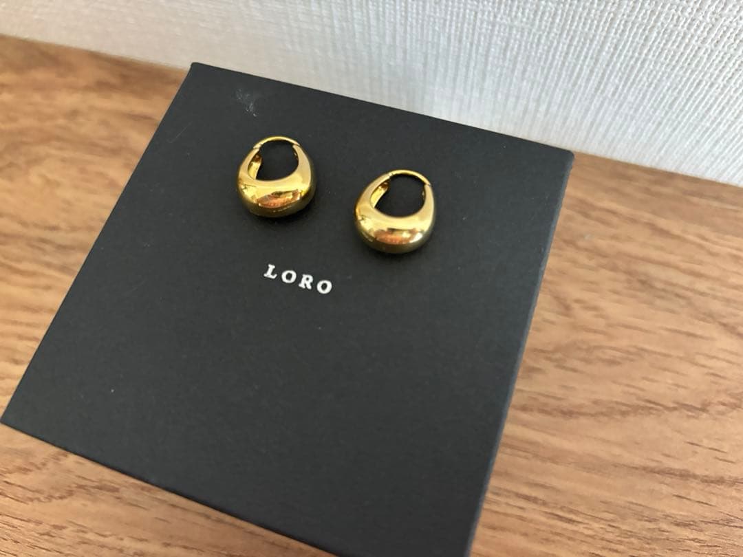 【定価¥30,000-】LORO ゴールドピアス P pierce 02箱付き