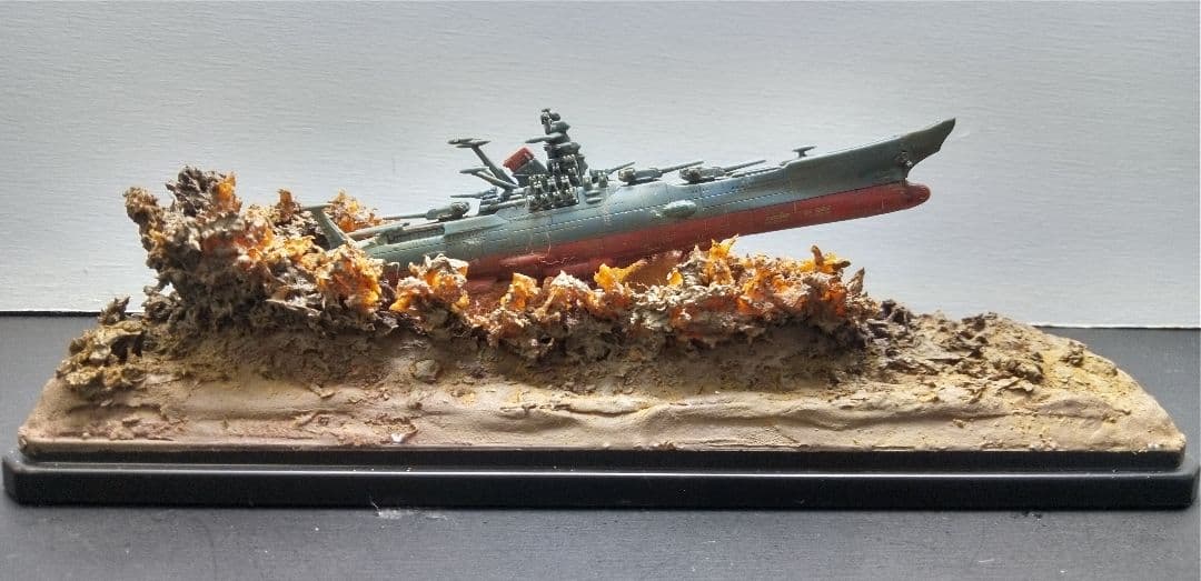 バンダイ.メカコレ.宇宙戦艦ヤマト2199ジオラマ完成品